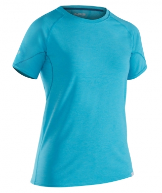 NRS Ženska kr majica H2Core Silkweight Blue Atoll